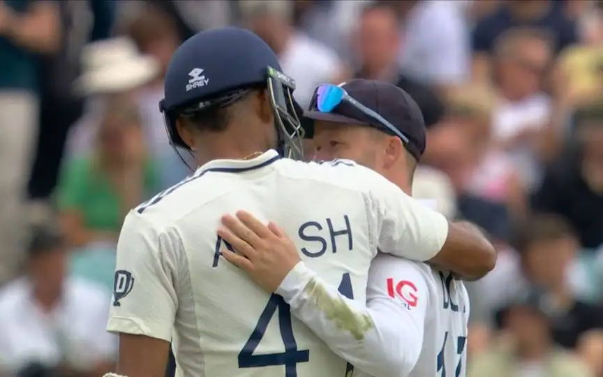 All Is Well Between Akash Deep And Ben Duckett As Star Duo Shares A Warm Hug On Day 3